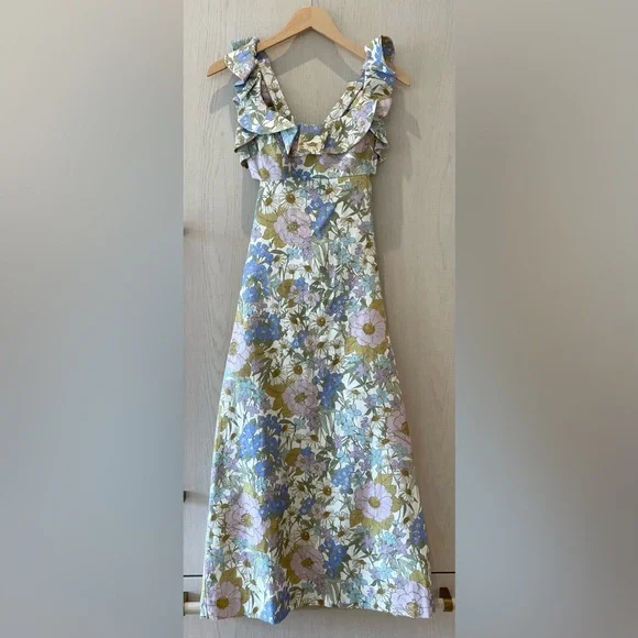 Zimmermann Floral Midi Dress - Picture 5 of 8